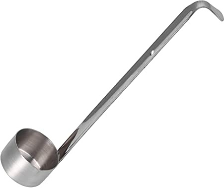 Stainless Steel Ladle with Long Handle - Wine Dipper, Soup Handle, Beer Pouring (1.69 oz)