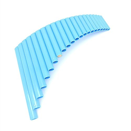 Handgefertigte Rechte Hand 22 Pfeifen ABS-Kunststoff Panflöten G-Taste Panflöten Musikinstrumente Panflöten Mit Tasche Panflöte für Anfänger (Color : 01)