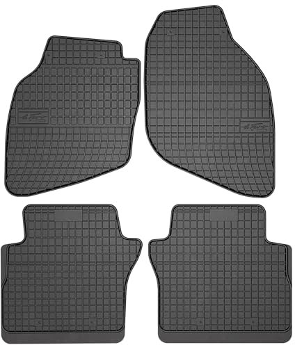 MOTOS Gummimatten Auto Fussmatte passend für Honda Jazz II 2001-2008 Hatchback Verbessern Sie Ihren Reisekomfort mit Antirutschmatte Auto- Allwetter fußmatten Auto, Schutz vor Verschmutzung