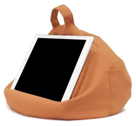Shitafe Tablet Ständer Kissen Kissenständer Buchkissen Soft Tablet Computer Kissenhalter Tragbarer Tablet Ständer Multi-Angle Pillow Lap Stand mit Seitentasche für Tablets Phones Books
