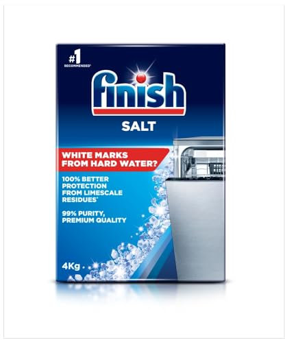 Finish Sel de lave-vaisselle 4 kg, protection contre les résidus de calcaire, qualité supérieure