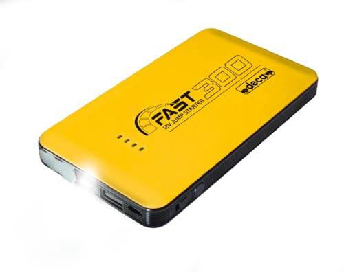 Crisalide®- Avviatore D'Emergenza Auto e Moto Con Batterie a Litio 12V, PowerBank Per Dispositivi Elettronici, Ricarica Rapida, Lampada Led Fissa e SoS