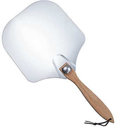 Aluminum Metal Pizza Peels with Folding Handle for Easy to Storage Pizza Shovel Paddle Pizza Accessories Baking Gadgets