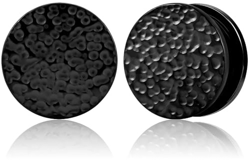 Vankula Ohr Tunnel 1 Paar Flesh Plugs Fest Tropfen Edelstahl für männer damen Ohrpiercing Gestreckte Schmuck 6mm bis 16mm