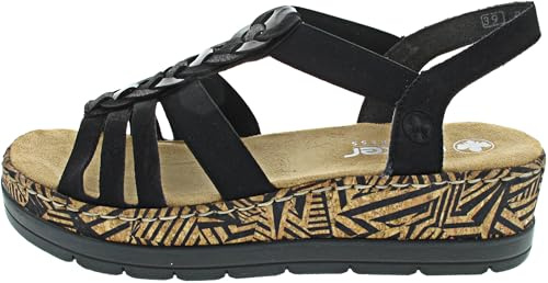 Rieker Sandale Schwarz