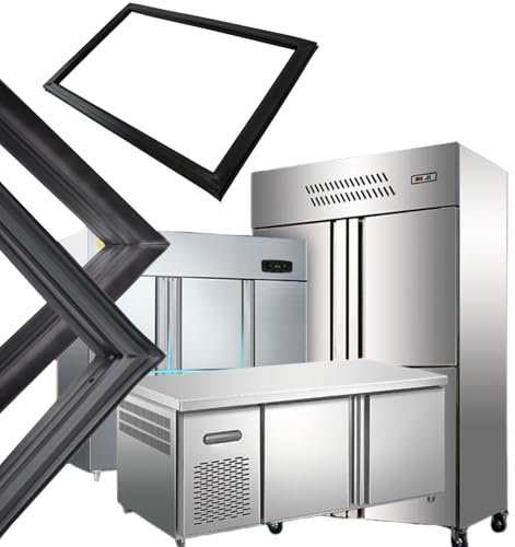 DLUCCA Magnetique Joint en Caoutchouc pour Porte de congélateur réfrigérateur Personnalisé Grande Taille, ﻿ Joint de Porte magnétique Universel Joint d'étanchéité en Caoutchouc Kit