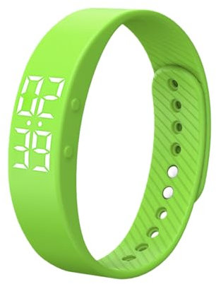 AKTOUR Mi Band 5 Orologio Fitness Contapassi digitale Contapassi Distanza Attività Allarme LED Orologio fitness IP65 Resistenza all'acqua Mi Band 5 Orologio Fitness (Green, 8.6X4.6X10cm)
