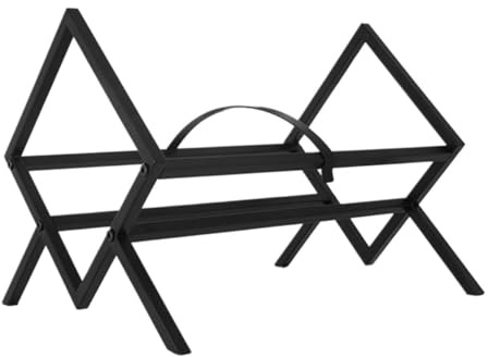 TOPBATHY Libreria in Ferro Vintage Porta Cd Elegante Porta Riviste Libri da Tavolo Multifunzione Supporto per Libri Nero