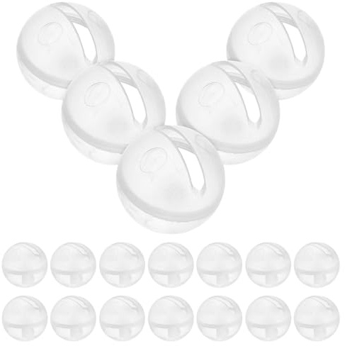 LALADEFIEE 30stücke Rassel-bälle Für Puppen Und Haustiere Sichere Diy Accessoires Für Babyspielzeug Innenrasseln Kunststoff Fördert Hörentwicklung Und Kreativität