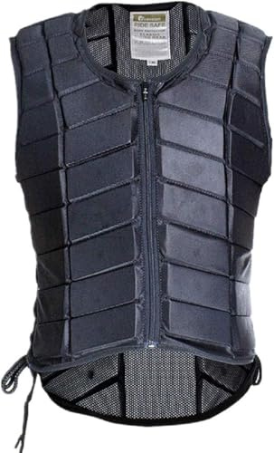 TentHome Gilet da equitazione professionale in EVA imbottito gilet di sicurezza gilet di protezione per sport equestri per bambini/adulti (XXL(Taglia:180-195 cm)