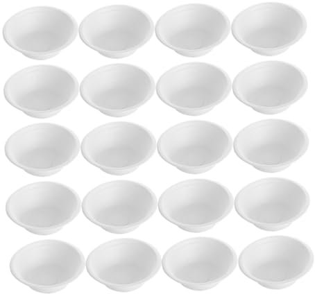 HOMOCONO 100stücke Suppenschüssel Aus Papier Für Camping Salatschüsseln Und Essensschüsseln Zum Mitnehmen Abbaubare Aufbewahrungsschüssel Als Wohnaccessoires Und Grillschüssel