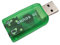 Nettoppo Scheda Audio Esterna Mini Scheda Audio Esterna Adattatore Audio Stereo da USB A 3,5 mm per Win 7 8 Altoparlante Android Cuffie per Laptop Verde