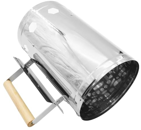 iplusmile Cubo para Encender Fuego De Barril De Encendido para Barbacoa Herramienta para Barbacoa Al Aire Canasta para Encender Pinzas para Carbon