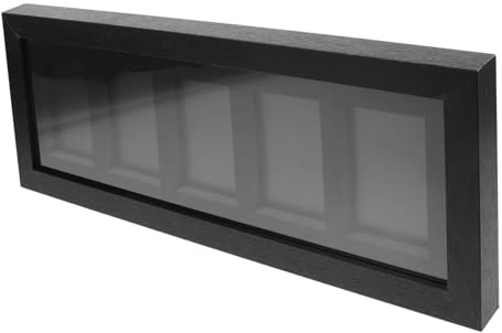 VALICLUD Wandmontierter Sammelkartenhalter Faserplatte Sammelkarten Displayrahmen Baseballkartenrahmen Uv Schutz Für Sportkarten
