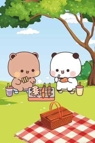 Bubu Dudu Grill Picnic Date Notebook: Kawaii Outdoor BBQ Journal