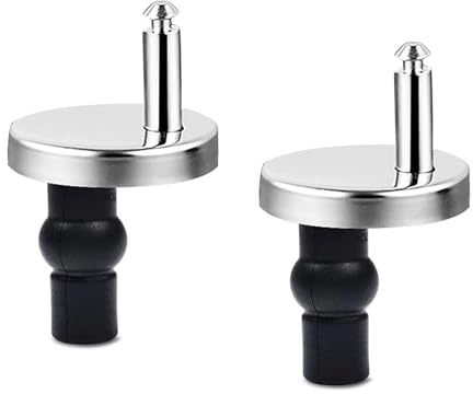 Toilet Seat Screws Fittings,Quick Release Toilet Seat Fixings,2Pcs Toilet Seat Screws,Toilet Seat Fixings Kit,Universal Toilet Seat Hinge Fittings,with Screws,for mounting and securing the Toilet lid