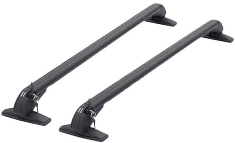 DZSYANJIASM Barras de Techo 1 Par De Vehículos Universales con Cerradura Estante Montaje para Techo Coche Barra Riel Portaequipajes Pieza Modificación Superior Barras Portaequipajes(C)