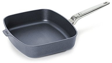 Woll Diamond LITE Pro Induktion, Gusspfanne rechteckig mit Edelstahlstiel, 30 x 26 cm, 7 cm hoch
