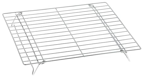 Qualtex Folding Base Oven Shelf Rack Grill Tray For Logik Oven Cookers 380mm x 320mm