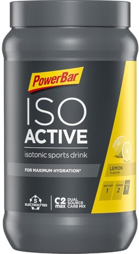 Powerbar - Isoactive - Lemon - 600g - Bebida isotónica para deportistas - 5 electrolitos