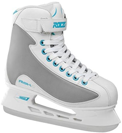 Roces Women's RSK 2 Leisure Ice Skates, White-Azure, 38