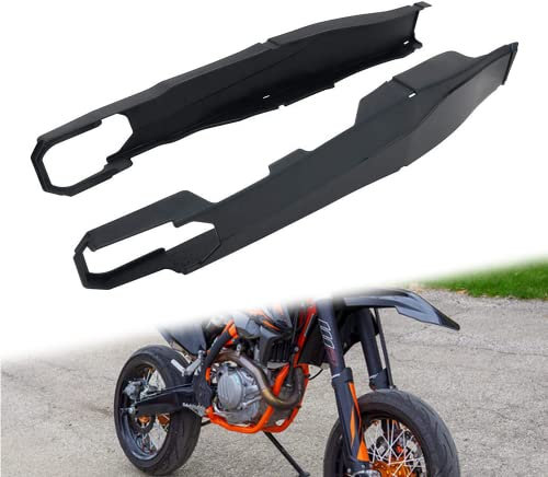 AnXin Motorrad Schwingenschutz für EXC125 EXC200 EXC300 EXC-F350 EXC-F400 EXC-F450 EXC-F560 TC / FC125 FC250 / 350/450 TE125/250 FE250/350/450 Schwarz