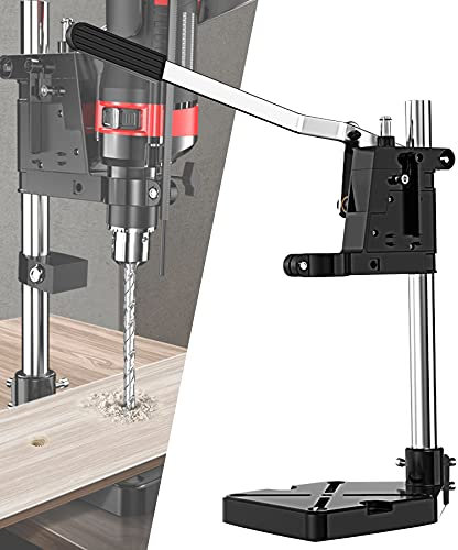 LXX Drill Press Stand Benchtop, Bench Drill Press Stand, Drill Press Stand for Hand Drill, Adjustable Benchtop Drill Presses for Home DIY and Professional Repairs