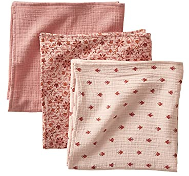 Vertbaudet 3er-Pack Wickeltücher,Hippie Vintage rosa ONE Size