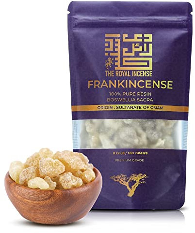 Frankincense Resins | Boswellia Sacra Frankincense Incense |Chruch Incense Olibanum Gum Bulk |Luban 100 Grams (3.5 Ounce)