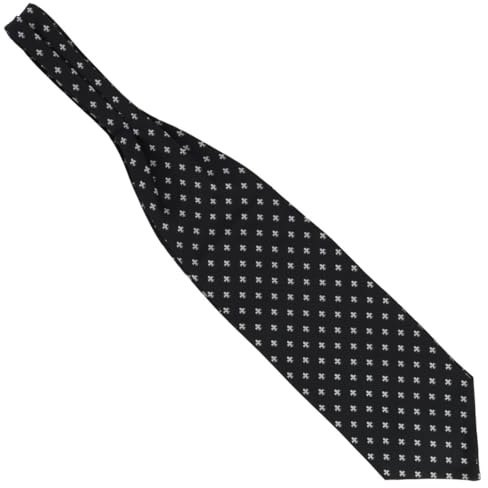Tony & Paul. Foulard Ascot. Fleurs de Lys - BOURBON, Soie. - Motifs - FABRIQUE EN ITALIE.