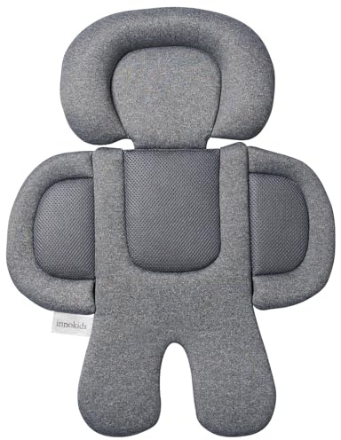 Innokids 2-in-1 wendbare Babyschaleneinlage für Neugeborene (grau/schwarz)