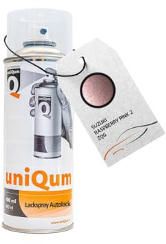 uniQum Autolack Spraydose für SUZUKI RASPBERRY PINK 2 ZQG Autolack Reparatur 400 ml