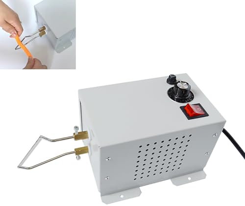 Tagliafune Elettrico Da Banco, Tagliafune a Coltello Caldo Con Taglio Laterale, Temperatura Regolabile Da 0 a 650 ℃, Potenza 60 W Regolabile, Sicuro E Stabile, Per Cinghie In Tessuto Intrecciato
