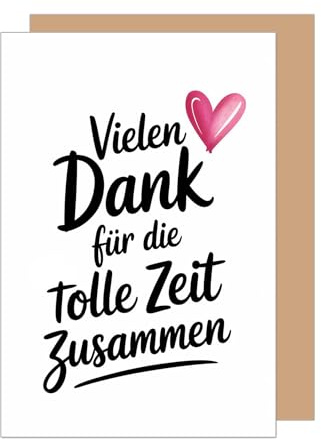 Edition Seidel Premium Glückwunschkarte zum Abschied mit Umschlag. Abschiedskarte mit Spruch Grußkarte Karte Ruhestand Jobwechsel Arbeit Mann Frau Kollege Kollegin Freunde Danke (AS164 SW025)