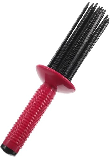 POPETPOP Spazzola per Chioma Ricci Antiscivolo Pettine Modellante per Volume d'Aria Pettine Arricciacapelli Delicato per Styling Professionale e Acconciature Voluminose