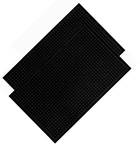 Yechiry Tapis de Comptoir de Bar en PVC, Tapis de Service de Bar, Antidérapant Isolant Thermique, Idéal pour les Cafés et les Clubs Familiaux, 2 Pièces