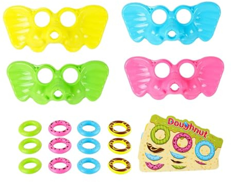 Oshhni Ringwurfspiel-Set, Familienspielspaß für Eltern und, für und Erwachsene, Elefantenmasken, für Grillpartys, Spielplätze,