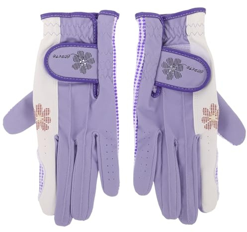 BESPORTBLE 1 paio di guanti da golf: guanti ergonomici antiscivolo da donna per il golf all'aperto - accessorio sportivo flessibile per il taglia 20