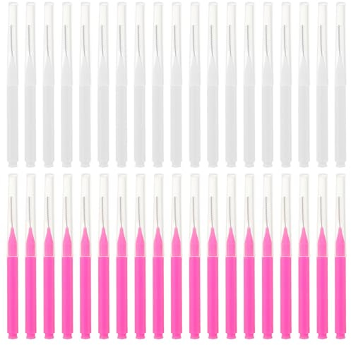 Ciieeo Lot de 50 Brosses pour Pommeau Petits Trous, Outil de Nettoyage Anti-obstruction, Brosse Douce en Plastique pour Salle de Bain, Nettoyage et Déboucheur Multifonctionnel