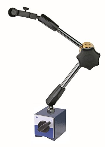 CNC QUALITÄT Messstativ - Magnetständer mit Magnetfuß und Zentralklemmung - für Messuhr mit 8 mm Aufnahme - Prismenfuß Magnetkraft 60 kg