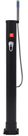 vidaXL Solardusche mit Handbrause Gartendusche Pooldusche Außendusche Campingdusche Camping Solar Dusche 8L PVC Stahl Edelstahlschlauch