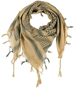 Brandit Shemag Scarf, color: khaki+blac, size: OS