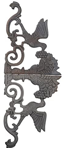 BESPORTBLE Vogelskulptur Gartenzaun-Dekoration Eisenzaun-Dekoration Vogel-türdekoration Tauben-Dekoration Ornamente Für Zaun Und Tür