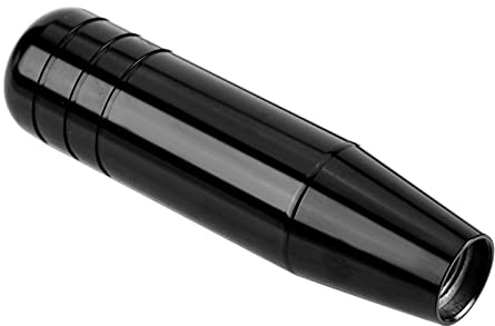 Ymiko Schaltknauf, Auto Schaltknauf Schaltknauf, Aluminiumlegierung Auto Schaltknauf Griff Schalthebel 13cm, Aluminium Gewichtete Manuelle Schaltknäufe Fit(Schwarz)