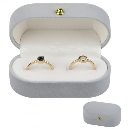 Vesaneae Ringschachtel, Schmuckkästchen Damen, Ring Schmuckschatullen, Hochwertige Ring Schachtel, Ringetui aus Samt, Schmuckschachtel Mädchen, Ringschatulle für Heiratsantrag, Verlobung, Hochzeit