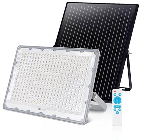 ledbox Proyector LED SOLAR PRO 400W Litio 3,2V - 40000mAH, Blanco frío