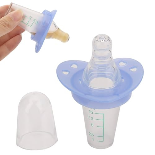 Baby-Schnuller-Feeder, Nippeltyp Flüssigmedizin-Spender Tragbarer oraler Säuglings-Feeder für Medizin, Wasser, Milch, Saft -10ml