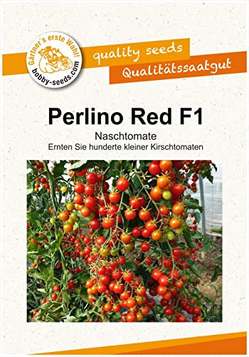 Tomatensamen Perlino Red F1 Mini-Cherrytomate Portion