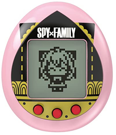 TAMAGOTCHI Bandai Spy X Family Pink| Raise Anya With The 4cm Virtual Pet Based On The Spy X Family Manga And Anime Handheld Games Are Fun Boys And Girls Toys And Anime Gifts