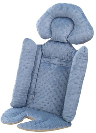 Generic Cojín para Cochecito de Bebé, Cojín para Asiento, Colchón Cómodo Universal de Invierno para Cochecito para Recién Nacido, GRIS